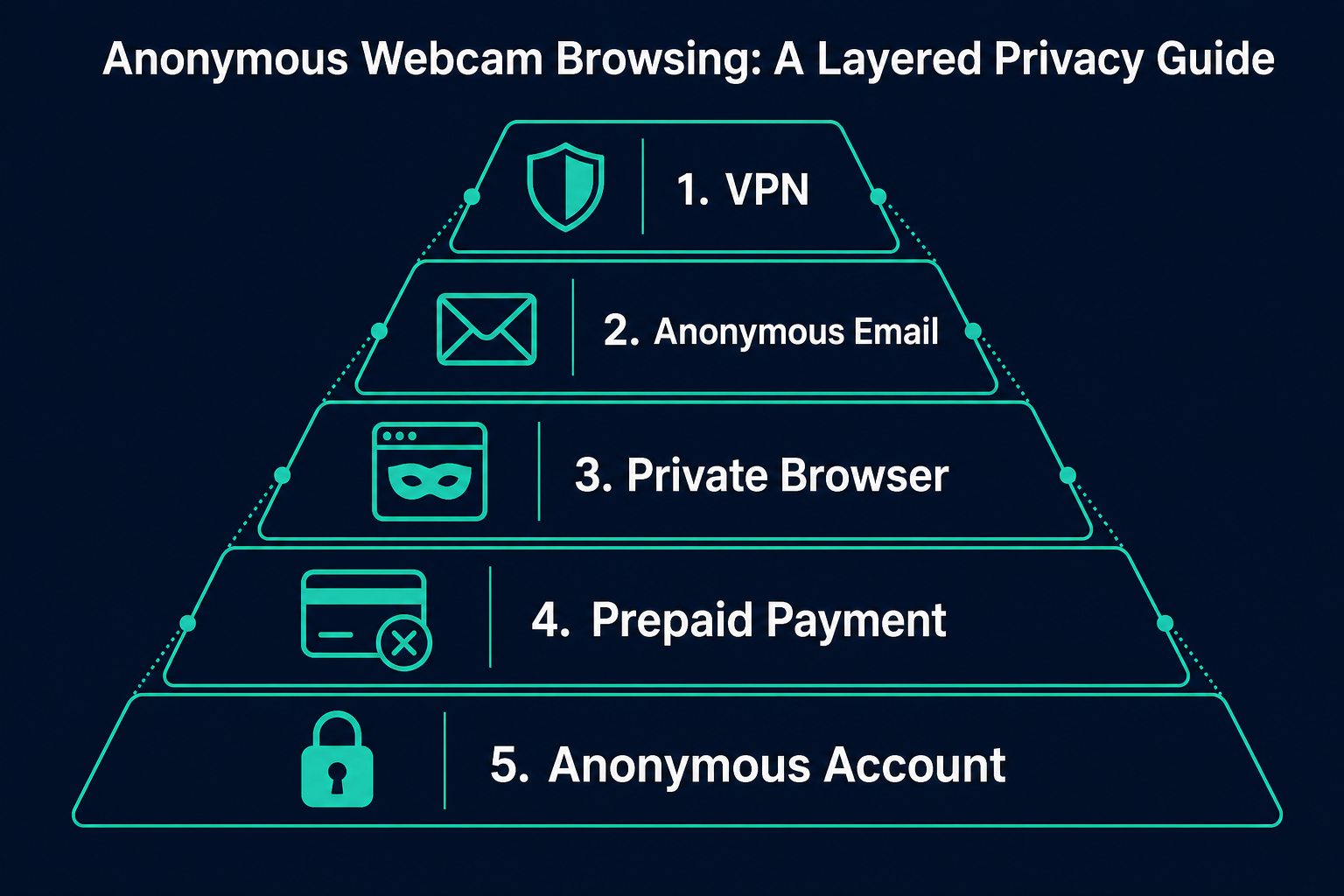 Anonymous Webcam Browsing: Emails, VPNs, Payment Methods, and Account Safety